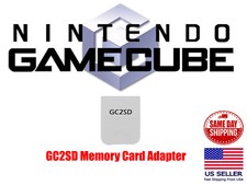Nintendo GameCube GC2SD MICRO SD Card Adapter For NGC Game Cube Memory Card