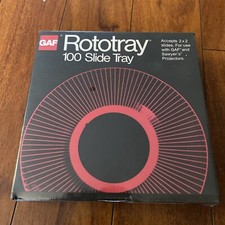 NEW GAF Rototray 100 Slide Tray Projector Sawyer's 2 x 2 Slides in SEALED BOX