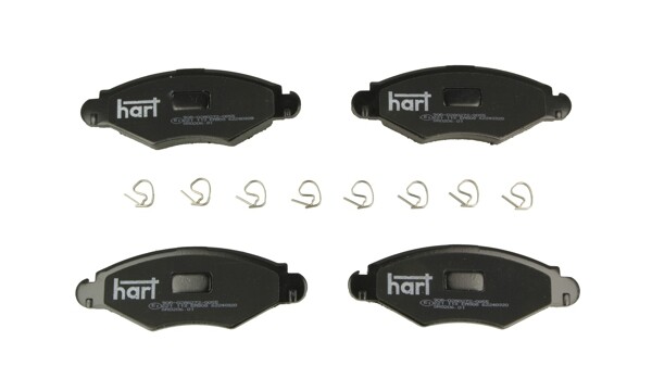 Hart 221 113 Bremsbelag-Satz, Scheibenbremse FüR Peugeot-image