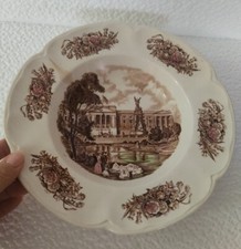 Antiker Teller 40's Royal Homes Of Britain
