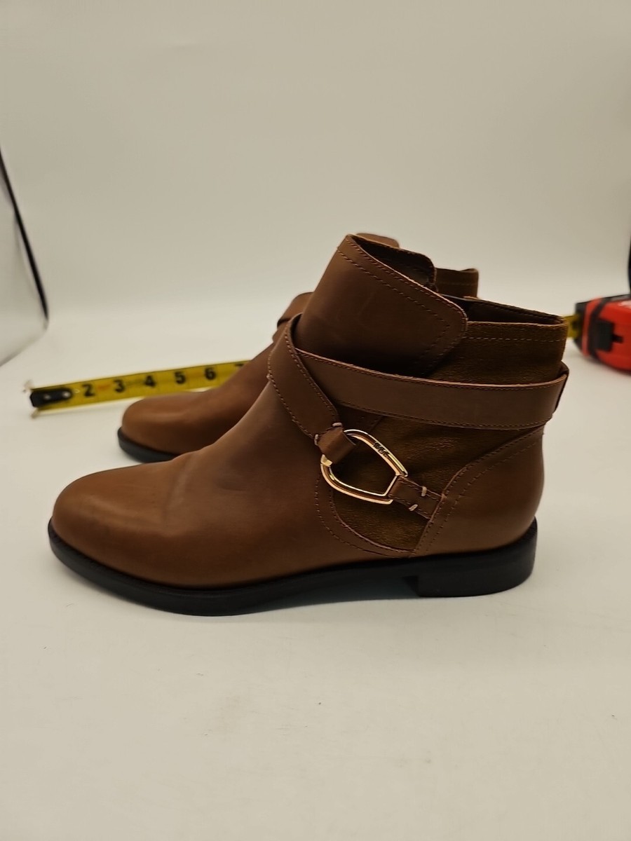 ankle boots ralph lauren leather booties