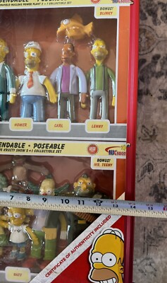 The Simpsons Bendable Figures 90年代 Set of 5 The Simpsons Bendable Action Figures 1990 Jesco