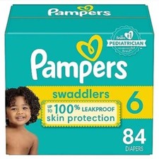 Pampers Swaddlers Active Baby Diapers Enormous Pack - Size 6 - 84ct