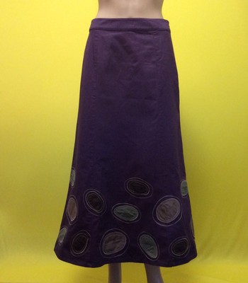 On Sale NEW  BODEN Womens Long Skirt Circle Appliques Size US 10R Retails 118