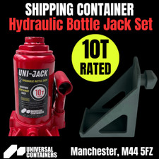 Hydraulic Bottle Jack Set - Lift Shipping Container, 10T Rated