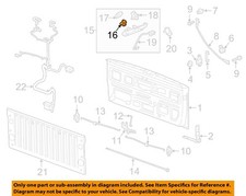 GM OEM 19-23 Sierra 1500 Pick Up Box Tail Gate-Rear Camera 23390515