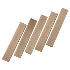 5 Pcs, Hard Maple Thin Stock 12x 2x 3/8 Woodturning Blank- Free US Shipping