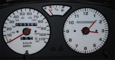 Lockwood Citroen Saxo 0-110MPH VDO Instrumente CREME (A) Zifferblatt Kit 44N1