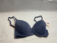 Secret Treasures Luxe Full Coverage T Shirt Bra Blue Brand New W Tags BB