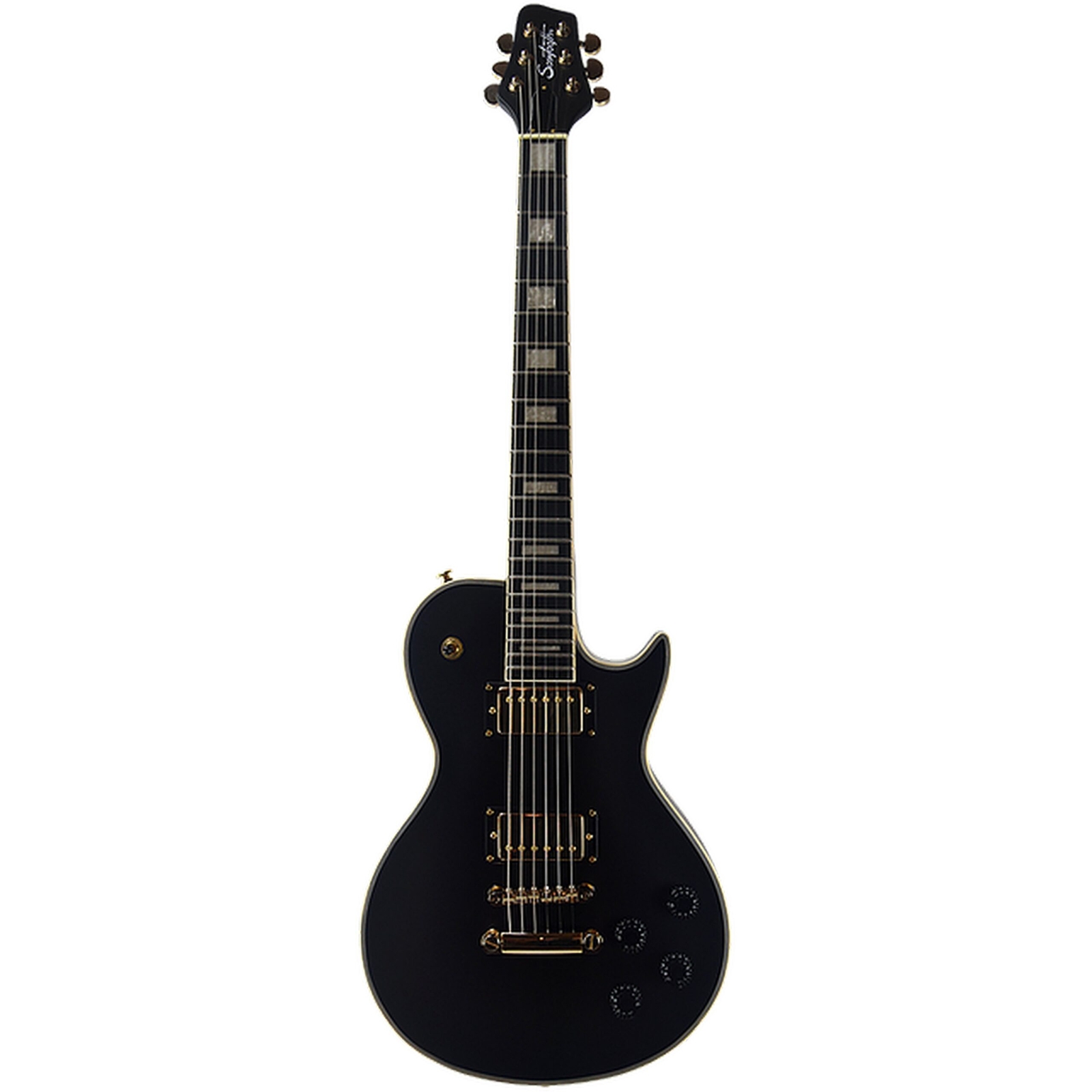 Sawtooth 6 String Solid-Body Electric Guitar Right Handed Satin Black 69690₽