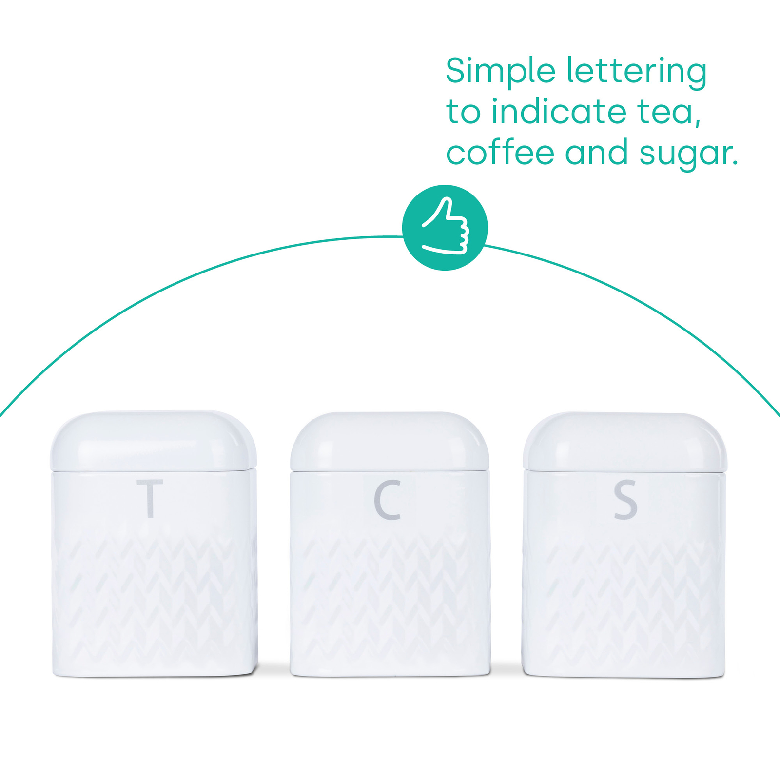 4Pcs Taurus Kitchen Tea Coffee Sugar Bread Bin Set Storage Tins