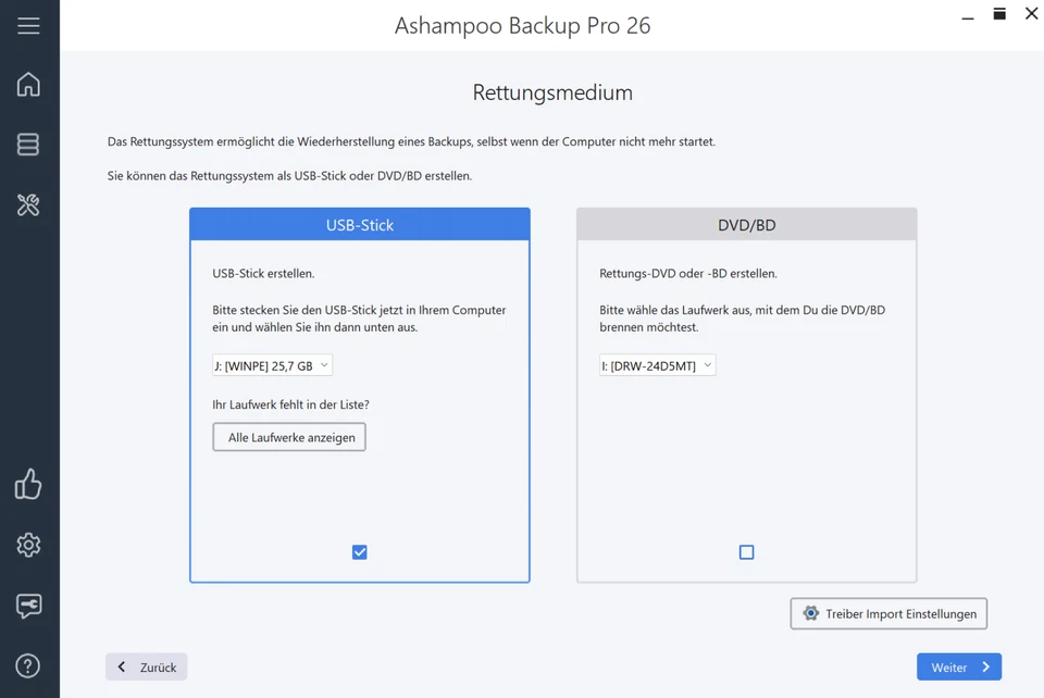 Ashampoo Backup Pro 26 | 1 Windows 10/11 PC | Dauerlizenz | ESD-Key per eMail - Bild 3 von 4