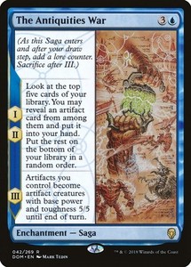 The Antiquities War - Dominaria #42 Rare Enchantment Saga