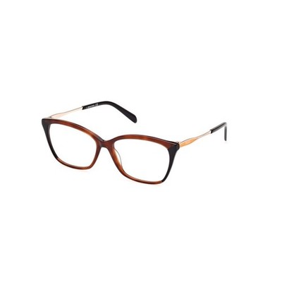 Emilio Pucci EP5225 053 Tortoise Plastic Cat Eye Eyeglasses Frame 55-15-140