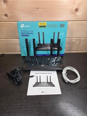 TP-Link Archer AX1500 Wi-Fi 6 Router Next-Gen WLAN Dual Band Speed