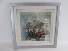 Nissan Engel Print Collage Featuring Music Sheets In Silver Frame 45.5x45.5cm Nissan Engel Print Collage Featuring Music Sheets In Silver Frame 45.5x45.5cm