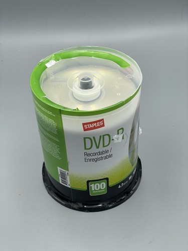 Staples 4.7GB 16X DVD-R Spindle 100/Pack (12735) - 第 2/2 張圖片