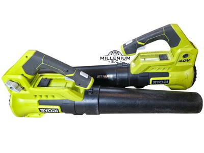 #ad #ad SET OF 2 Ryobi 40V 110 MPH 525 CFM Jet Fan Blower RY40480 FOR PARTS ONLY $50.52