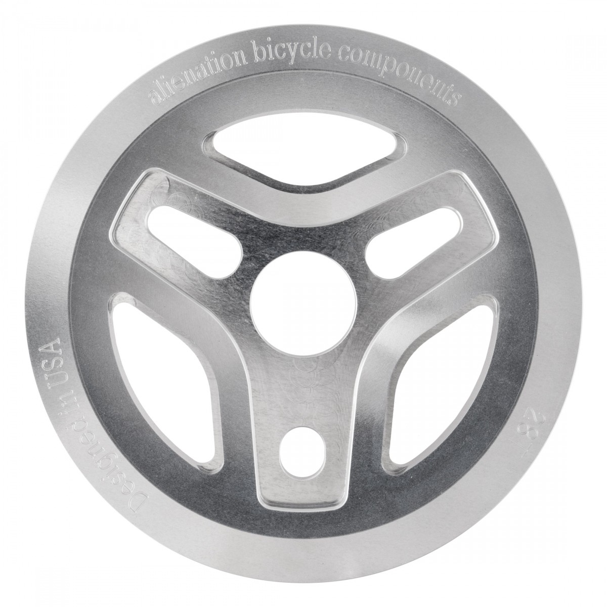 Alienation Starship Chainring 28t 1pc3pc 12in x 18in Steel Silver BMX Bike 13390₽