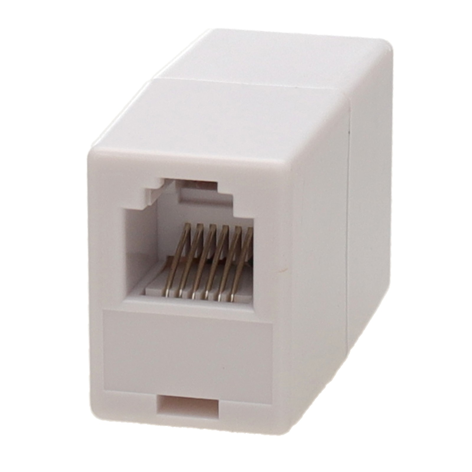 RJ12 6P6C 6 Pin Female Coupler Adapter for Joining Cables [005575]