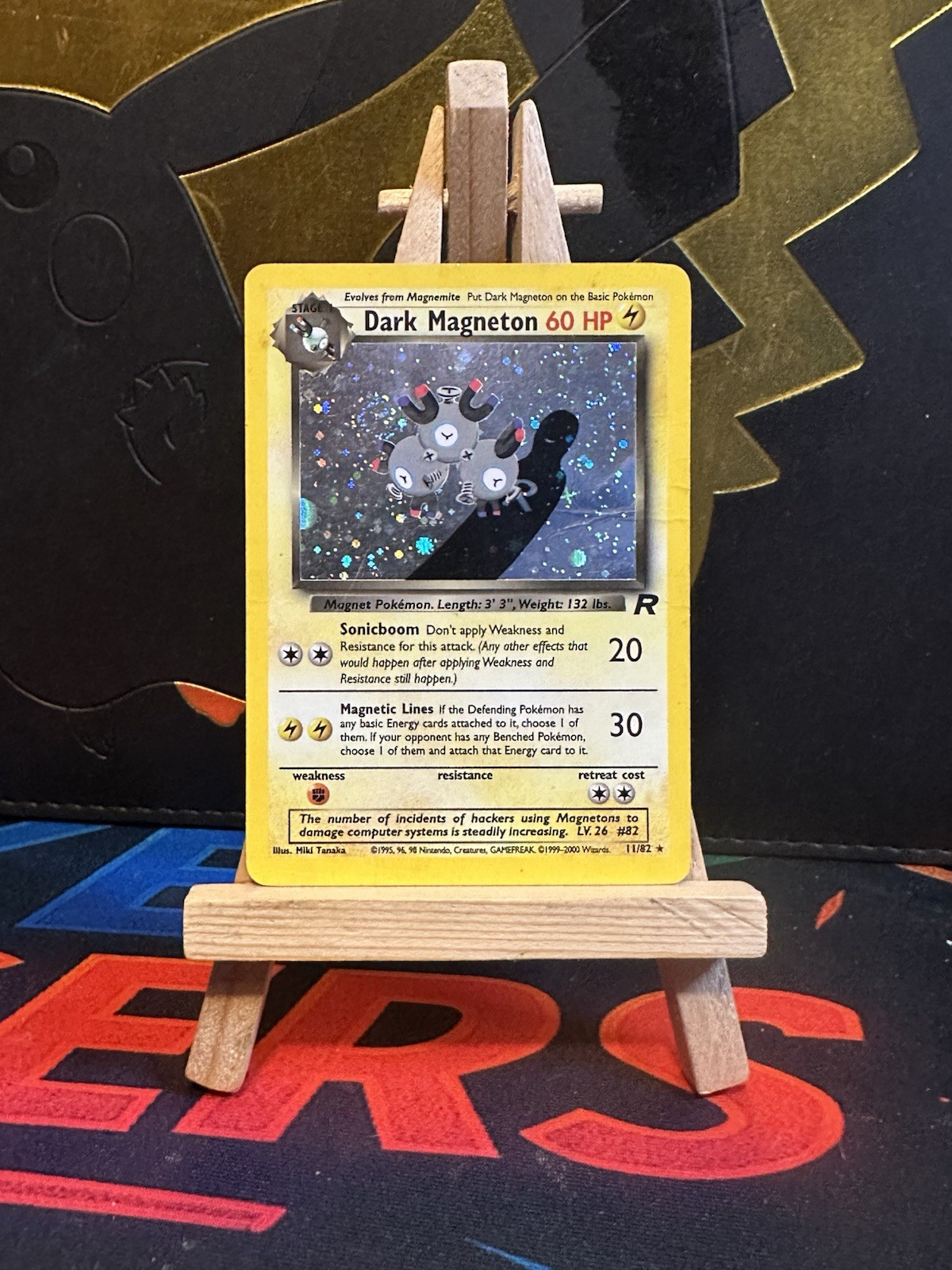 Pokémon Dark Magneton 11/82 Team Rocket Holo