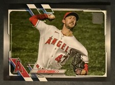 2021 Topps Griffin Canning Black SP #’d 5/70 Angels