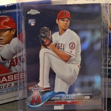 Topps 2018 Chrome Shohei Ohtani #150 Rookie Chrome Refractor Angels