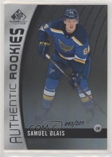 2017-18 SP Game Used Authentic Rookies Rainbow 43/221 Samuel Blais #176 7m0