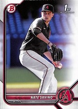 2022 Bowman Draft #BD-163 Nate Savino Arizona Diamondbacks 1st Bowman