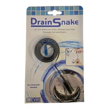 Evriholder Drain Snake Bathroom Showers Tubs No Chemicals Needed Black NEW