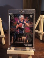 Drake Maye Patriots Rookie 2024 Panini Donruss Optic Light It Up Insert #7 RC