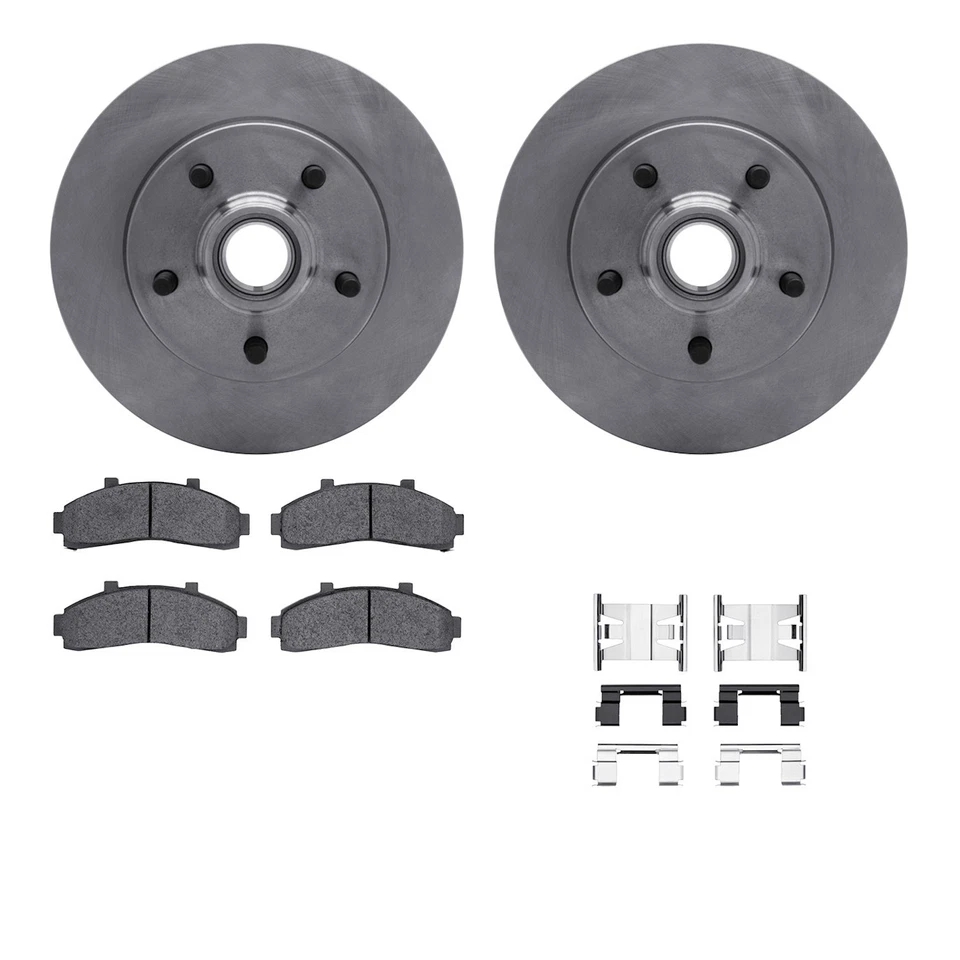R1 Concepts WFWH1-54107 2-Wheel Set Brake Disc and Pad Kits Front for Pickup - Image 2 of 3