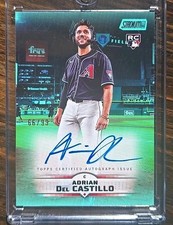 2025 Topps Stadium Club Adrian Del Castillo (RC) Autograph 66/99 SCBA-AD Arizona