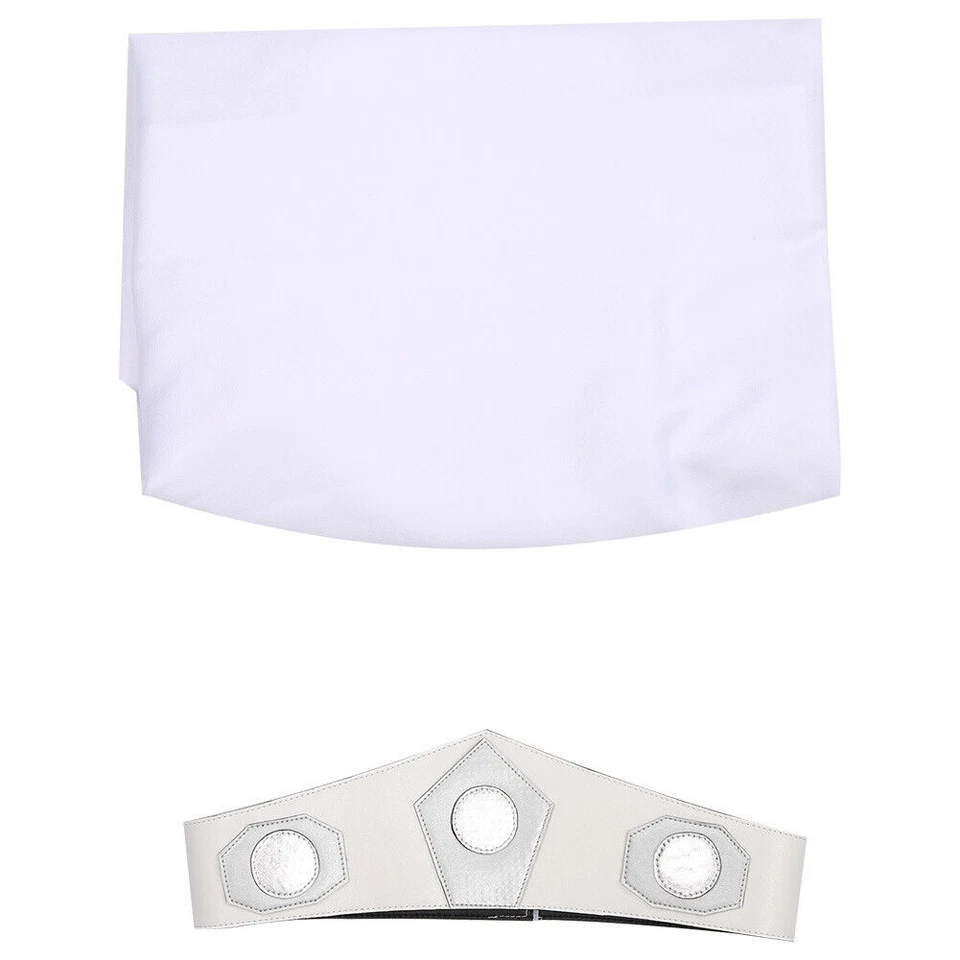 Niños Leia Princesa Cosplay Vestido y Cinturón Disfraz Halloween Carnaval Fiesta Traje Foto 3 de 4