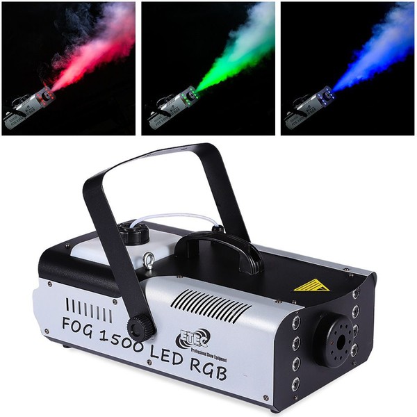 Etec FOG 1500 Watt LED RGB 3In1 DMX Nebelmaschine Fog Rauch Disco Party DJ Event-image