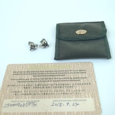 Vivienne Westwood Heart Stud Earrings Costume Jewelry Used Japan