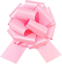 12" Large Pink Bow,1Pcs Glitter Big Gift Bow Big Bow for Bike Bow for Present Bo