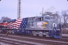Original Slide- CN ES44AC 1776 FRESH 250 America At Homewood, IL. 3/26