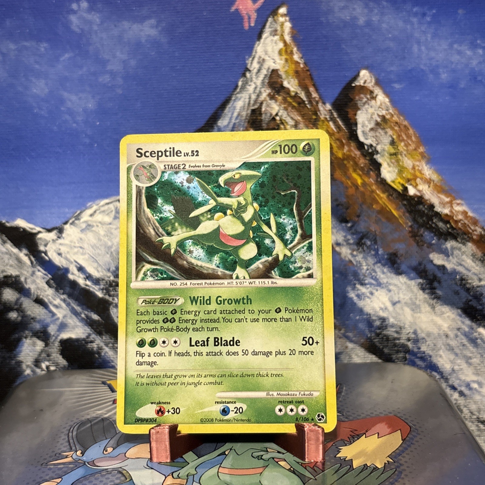 Sceptile - 8/106 Pokemon Great Encounters - Holo ✨ LP / LP-