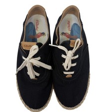 Olukai Kaula Pa  a Li Black Espadrille Shoes Size 7.5 US / 37.5 EUR