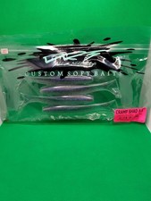 DRT Clamp Shad 4.5" Fishing Lure Bait Used, 5pcs