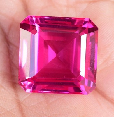 Natural Mogok Rose Pink Ruby 55.65 Ct Certified Stunning Octagon Shape Gemstone