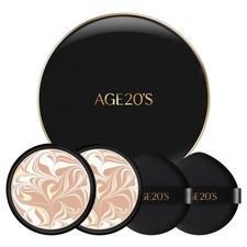 AGE20'S Signature Essence Pact SPF 50  Pack of 2  17N IVORY  Cream Founda...