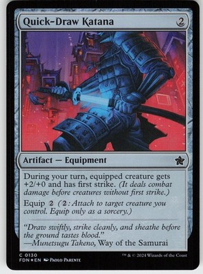 FOIL QUICK-DRAW KATANA 130 C NEAR MINT
