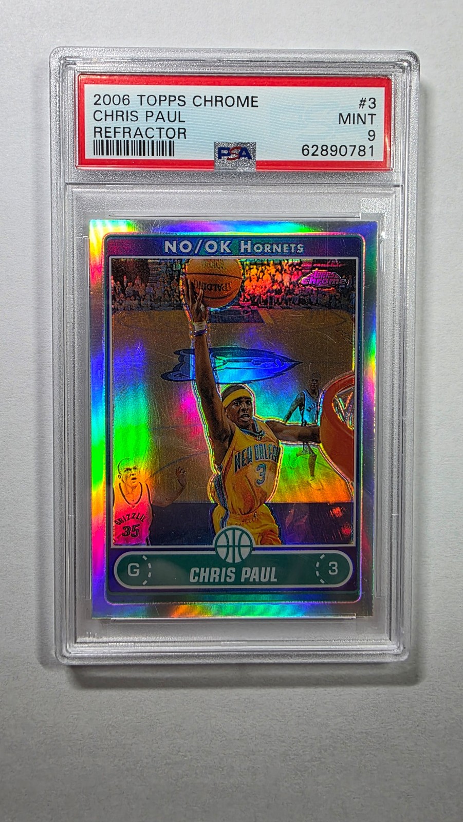 2006-07 Topps Chrome #3 Chris Paul Refractors PSA 9