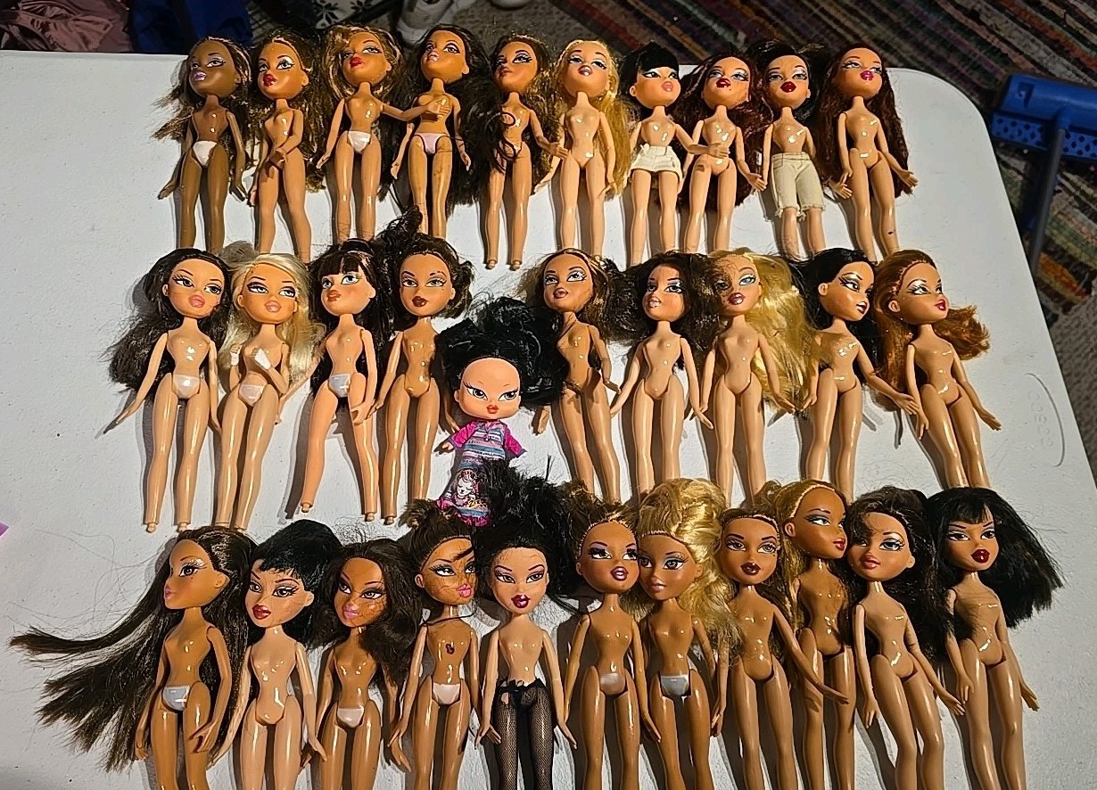 Lot #4 MGA BRATZ 31 Dolls TLC Vintage Y2K Jade Phoebe Cloe Yasmin