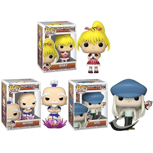 Funko POP! Hunter x Hunter S2 Vinyl Figures - SET OF 3 [Kite, Bisky & Netero]