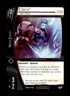 Chen - Amy Chen MTU-176 Marvel Team Up VS System 2004 TCG CCG