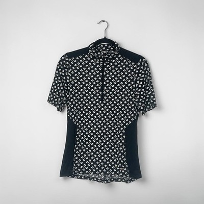 Kerrits Equestrian Black Womens Size Small Riding Vented Shirt 
