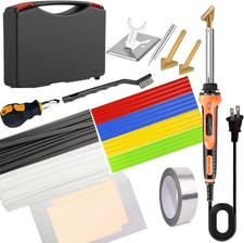 Plastic Welder - 110V-100W Plastic Welding Kit with 140 Plastic Rods, 3 Tips, 3